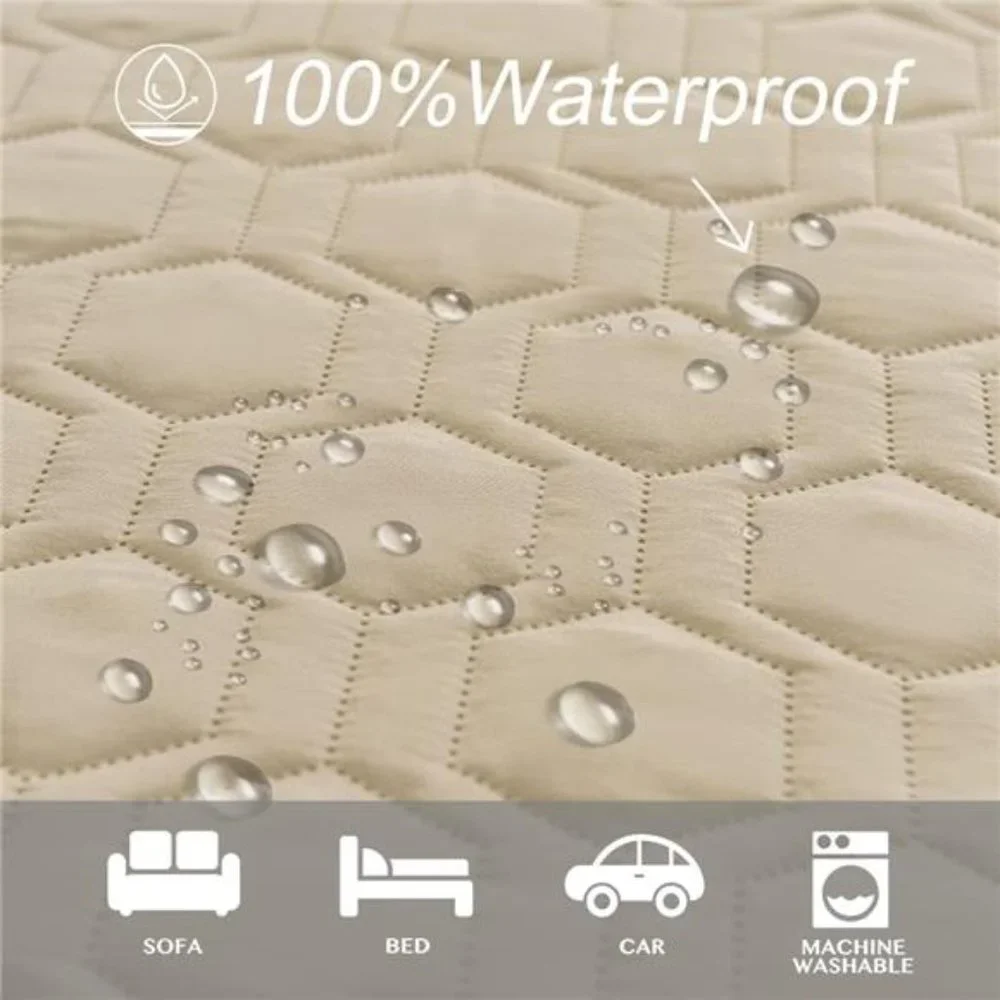 Waterproof & Non-Slip Dog Bed Cover and Pet Blanket Sofa Pet Bed Mat,CarMattress